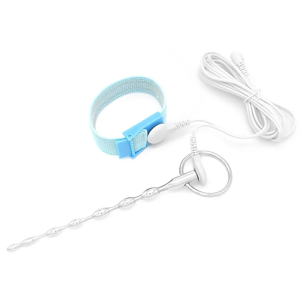 

Electric Stimulation Urethral Sound Catheter Dilator Penis Plug Cock Ring Electro Shock Accessories Sex Toy For Men Masturbation