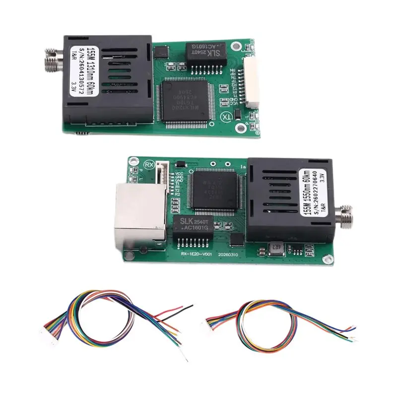 

PHILE-Drone-Specific 60KM TTL Optical Transceiver Module TX/RX DC5.5-26V Optical Terminal Equipment With RJ45 Port
