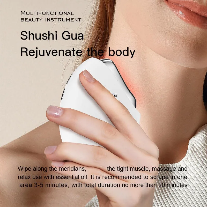 

Micro Current Photon Red Light Vibration Heating Face Massager Beauty Instrument