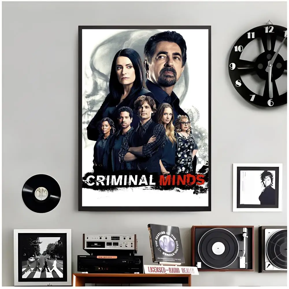 Crime Thriller N-New TV Series Criminal Minds Poster Modern Wall Art Home Decor Living Room Decorative Print Unframed