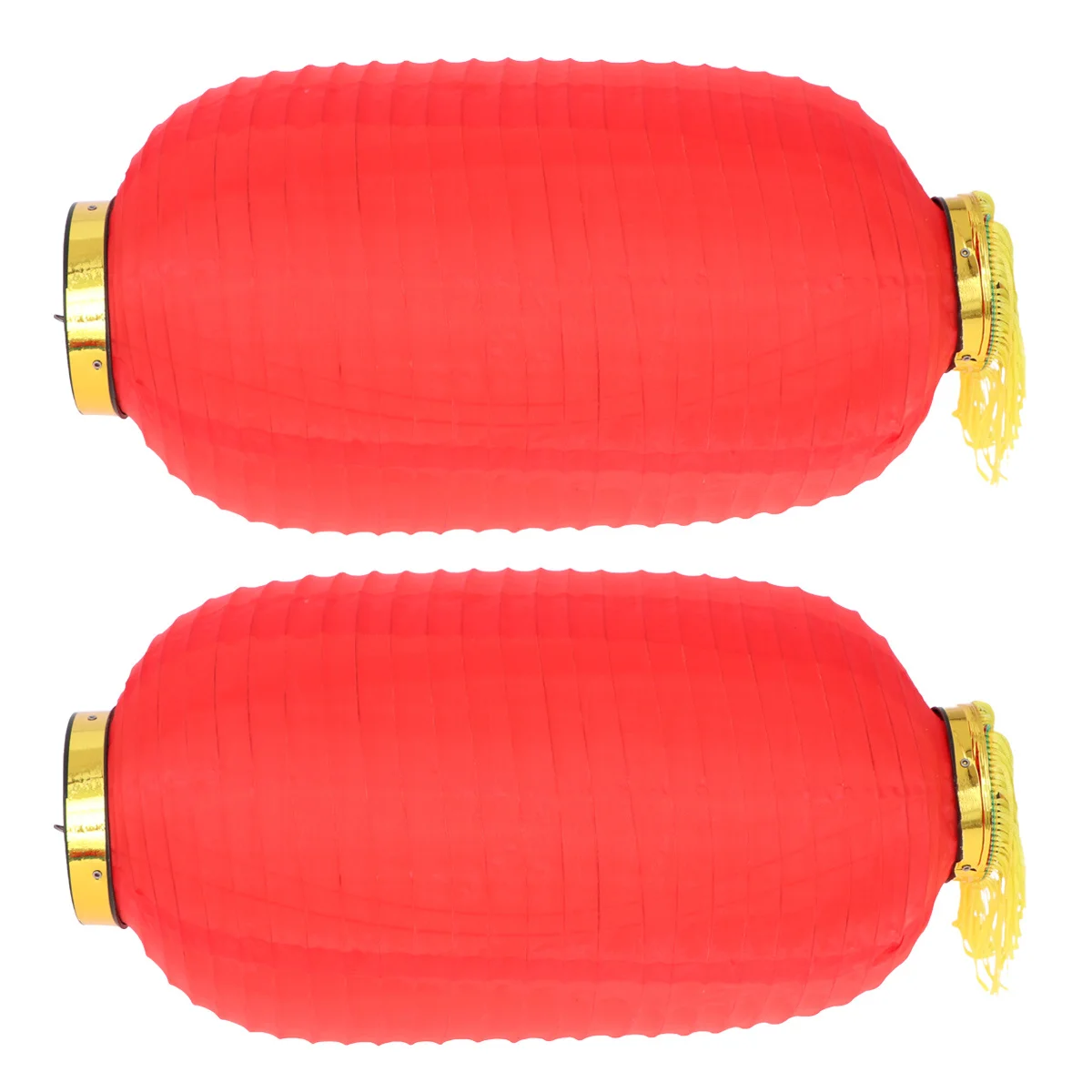 

2Pcs Foldable Waterproof Lantern Japanese Inspired Silk Paper Hanging Light for Wedding Birthday Festival Party Decoration