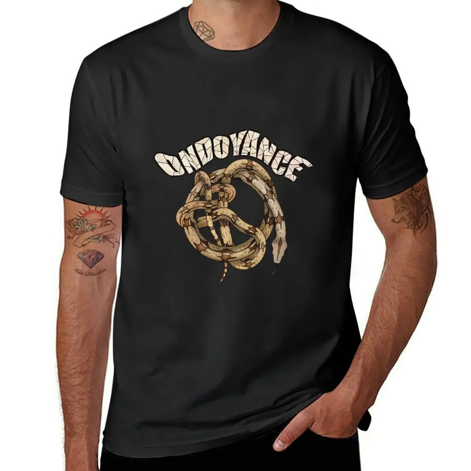 

Ondoyance - boa constrictor logo T-Shirt tshirts personalised sweat plain new edition Men's t-shirt