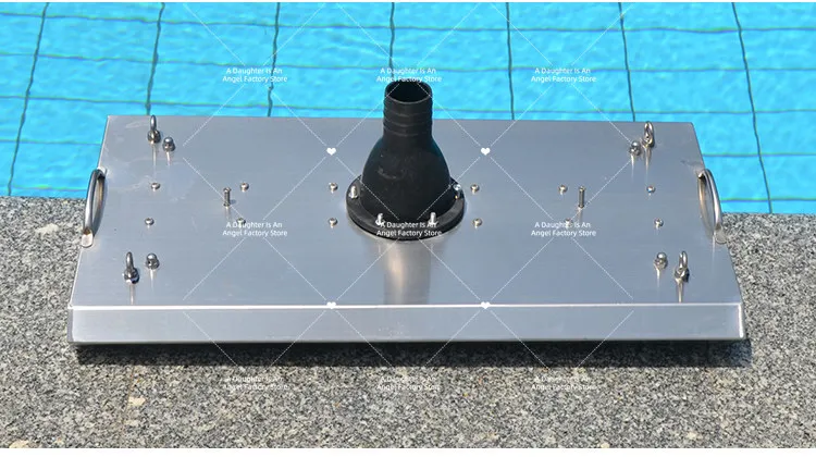 Swimming pool stainless steel suction head, swimming pool suction head, swimming pool suction tray with check valve,