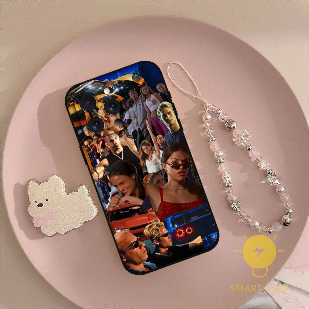 Custodia per telefono Fast Furious per IPhone 17 16 12 Mini 6s XS X 7 8 SE 15 Pro Max 16 Pro 11 Pro Max XR 14 13 Pro Nero