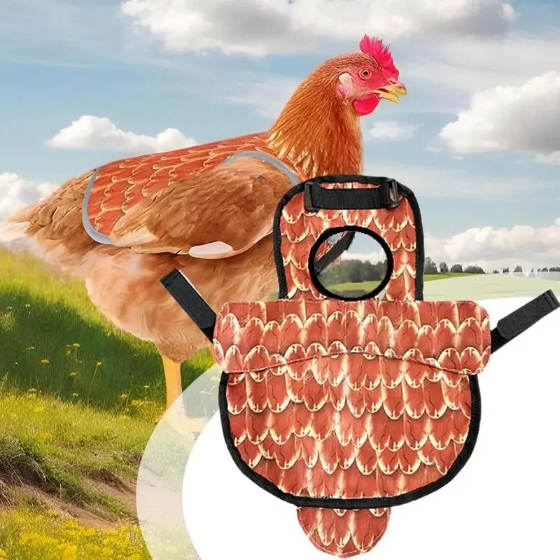 New Chicken Hen Mating Saddle Chicken Apron Back Protector for Hens With Adjustable Strap Outdoor Use for Hens Roosters - Image 6