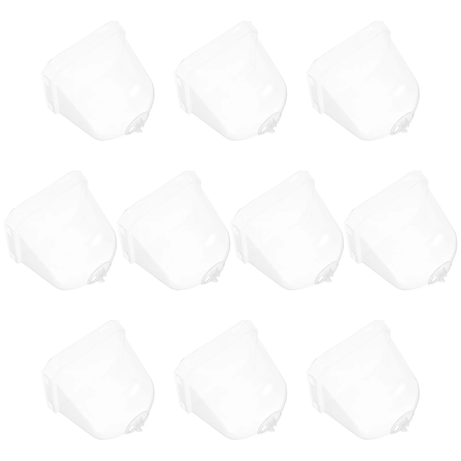 

12 шт., прозрачные пластиковые чехлы для растений, купол для садового клопа, защита купола, многоразовый колокольчик, клош для растений, влажный купол