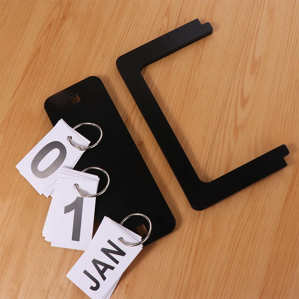 

Study Table Accessories INS Wooden Calendar Nordic Style Durable Perpetual Calendar Solid Creative Desktop Schedule Office