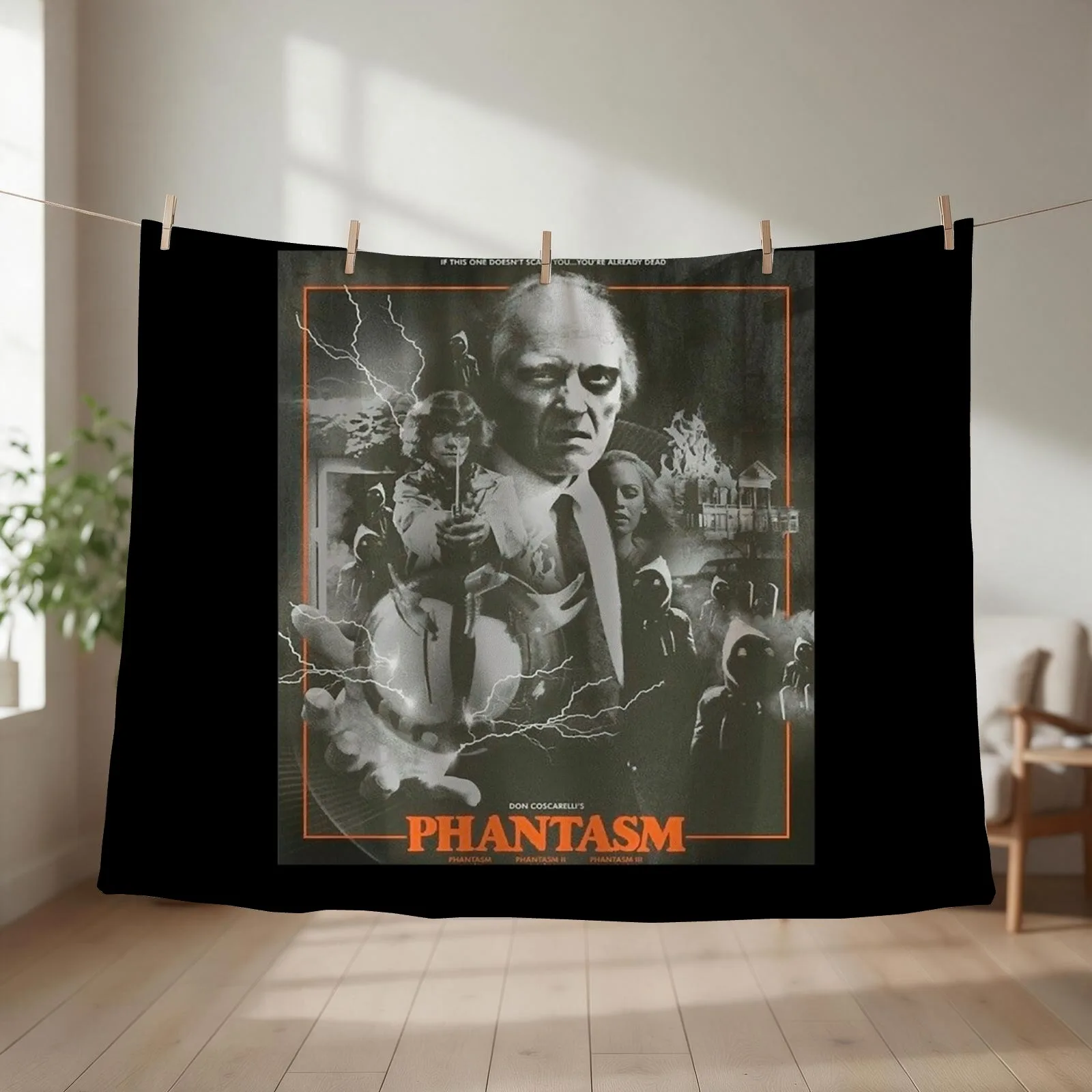 Birthday Gifts Phantasm Retro Great Model Halloween Retro Wave Throw Blanket Warm Giant Sofa Fashion Sofas for winter Blankets