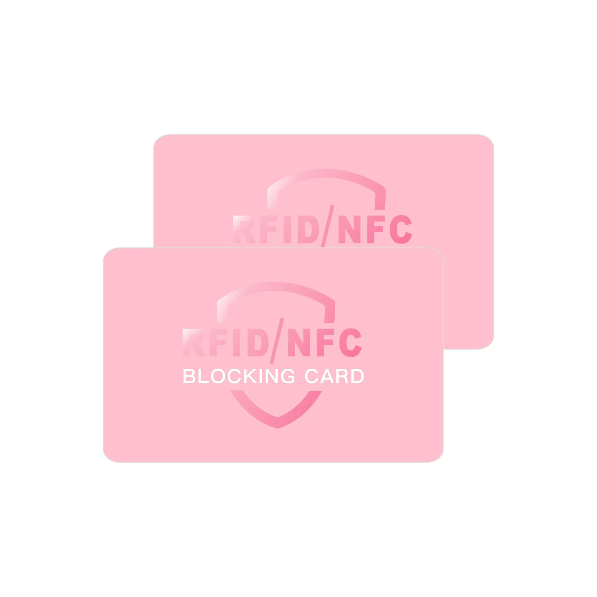 10Pcs Set RFID Blocking Cards NFC Debit Credit Cards Passport Protector Blocker Card Set Smart Anti-Theft Design RFID Blocker