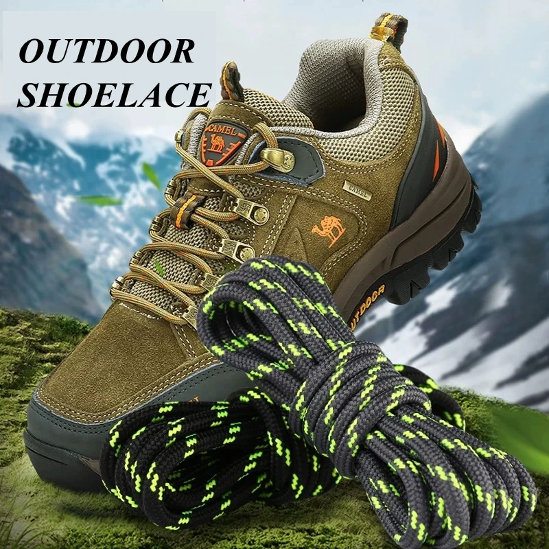 1 Pair Round Shoelaces Outdoor Hiking Shoe Laces Kids Adult Solid Shoe Lace Unisex Leisure Sneakers Shoelace 19 Colors - Image 5