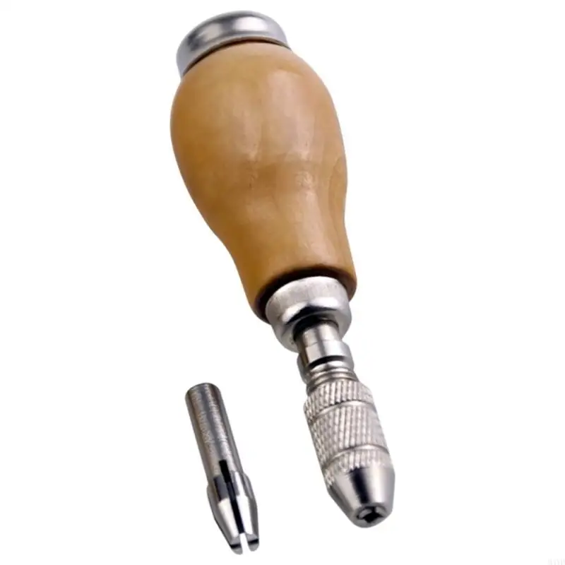 

Portable Mushroom Push Drill Handle Twisting Wire Wrapping Drill Tool for DIY Enthusiasts and Woodworking Lovers M4YD