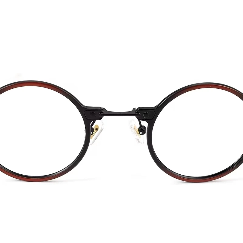 Vintage Luxury Brand Top Quality Alloy Round Reading glasses frame men women optical Myopia Presbyopia prescription eyewear