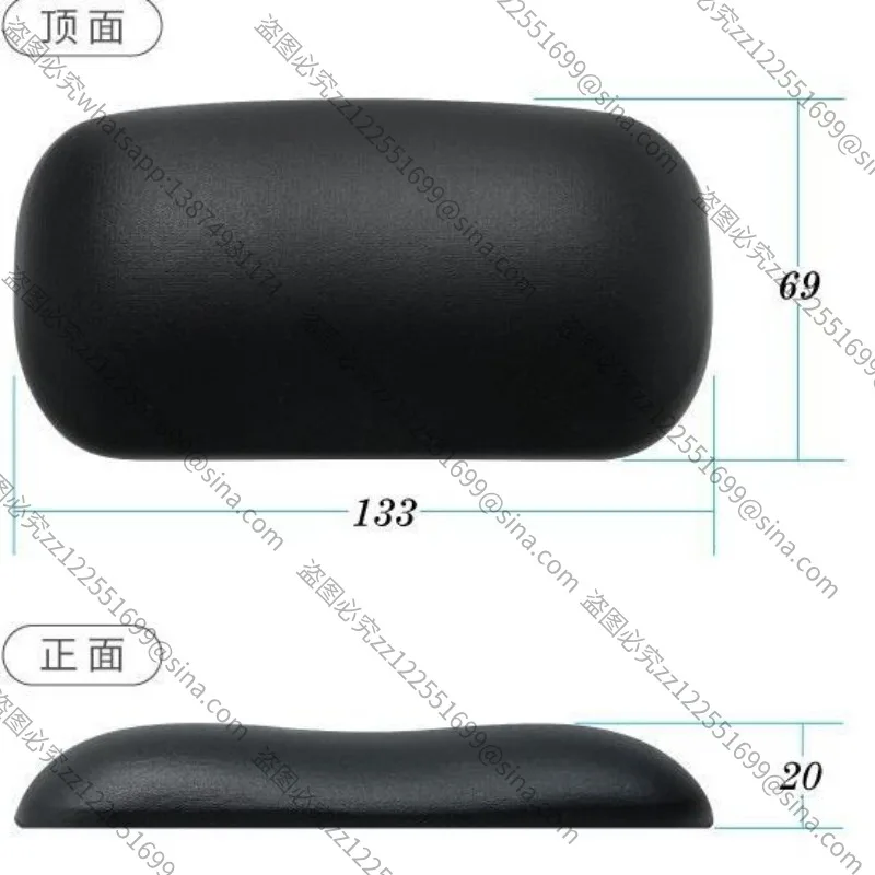 Suitable for Jelly Silicone Wrist Rest Mouse Pad, Detachable Wrist Support Cushion, MPD-GEL25