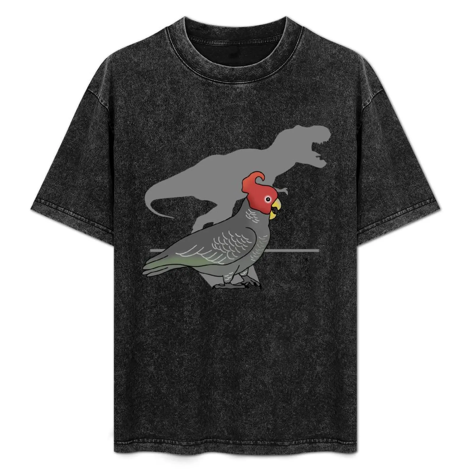 

Gang Gang cockatoo T-rex T-Shirt Urban Style Casual Short Sleeve Top