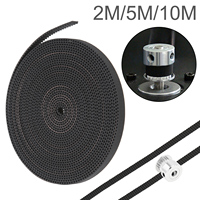 1 piece 2M / 5M / 10M Length 2 mm Pitch 6 mm Wide GT2 Open Timing Belt Fit for Creality / Ender 3 5 / CR-10 Serial 3D Printers