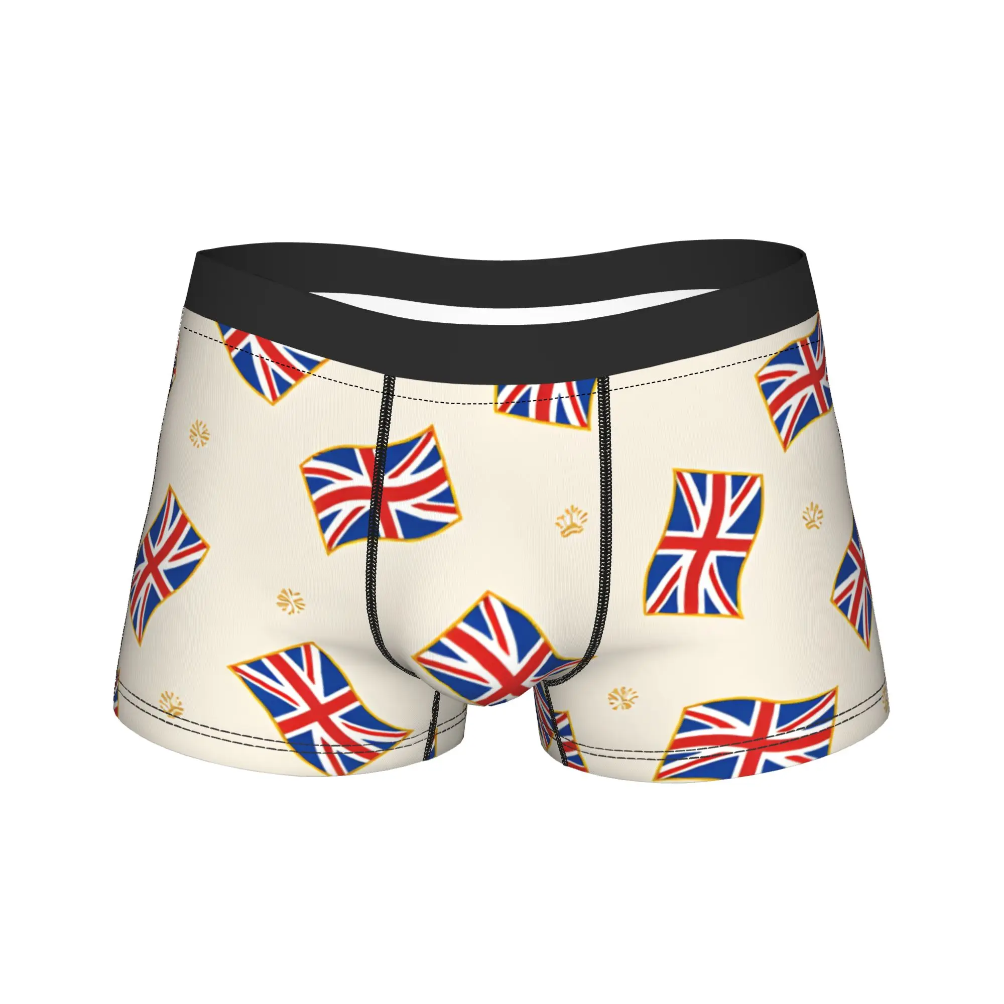 

British flag UK Underwear Men's Shorts Briefs Breathable Boxershorts Hot Sale Pattern Plus Size Underpants