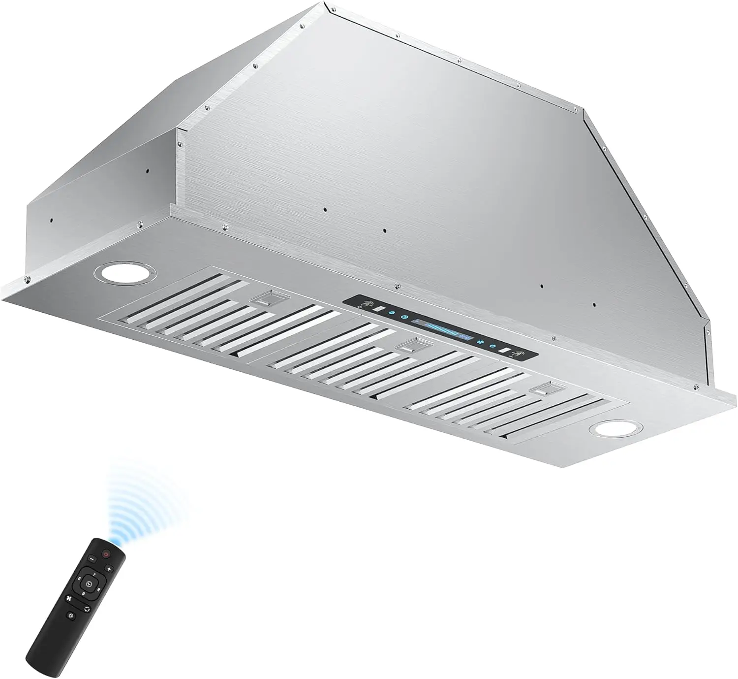 

36 inch Built-in/Insert Range Hood 900 CFM, Ducted/Ductless Convertible Duct, Stainless Steel Kitchen Vent Hood with 4 Speed