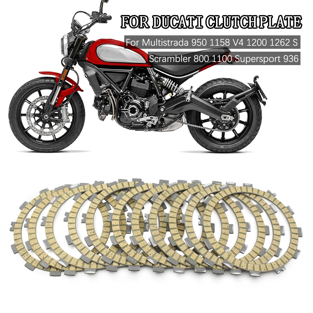 

Motorcycle Clutch Plate Friction Disc For DUCATI Multistrada 950 1158 V4 1200 1262 S Scrambler 800 1100 Supersport 936