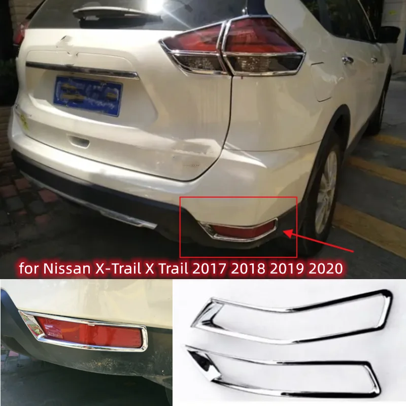 

ABS car styling accessories for Nissan X-Trail X Trail 2017 2018 2019 2020 rear fog lamp decorative cover