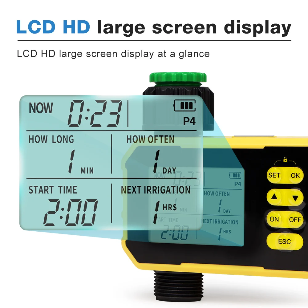 Automatic Sprinkle Timer Automatic Irrigation Timing Controller Remote Garden Water Timer Smart Irrigation Watering System