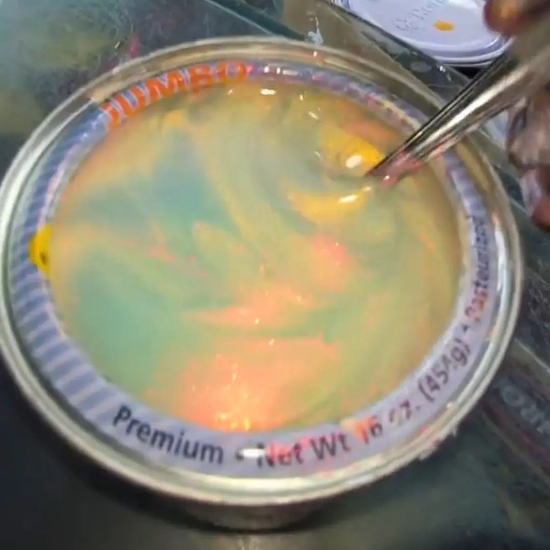 Hurtowy Pigment w Proszku Super Przebarwiający się Kameleonowy Efekt Tęczy Aurora, Pigment do Lakieru Samochodowego z Efektem Przesuwu Koloru, Pigment Hypershift 111