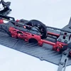 RC 자동차 온로드 차체 프레임 260mm 휠베이스 4WD 4WD 구동 시스템 1/10 레이싱 카 부품 업그레이드 액세서리 5