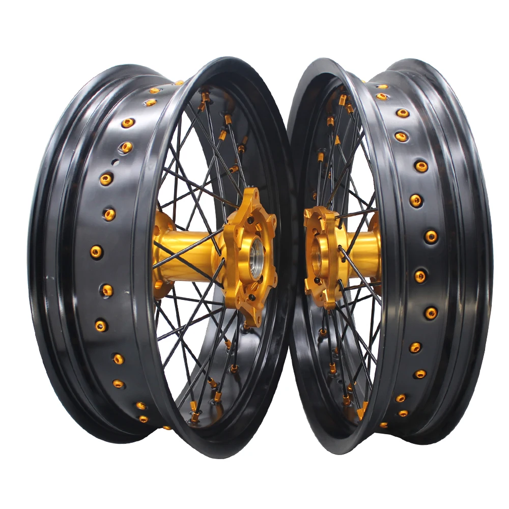 

For RMZ 250cc 450cc Rim 17 Motorcycle Set Alloy Wheel Rims Aluminums Rims Hubs Wheels