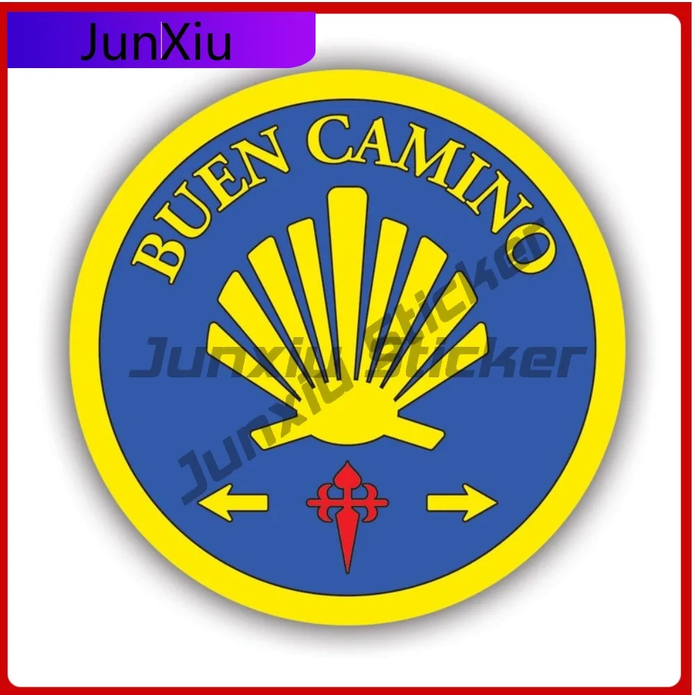 

Round Buen Camino Scratch Resistant Sun Resistant Sport For Bumper Car Window Truck Easy To Remove Easy Apply Decoration