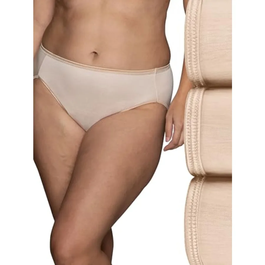 

Women's Illumination Hi Cut Panties, Silky Stretch and Satin Trim