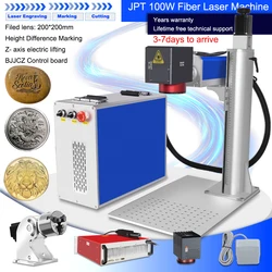2.5D JPT MOPA 100W M7 200x200mm Fiber Laser Engraver Relief Engraving Fiber Laser Marking Machine