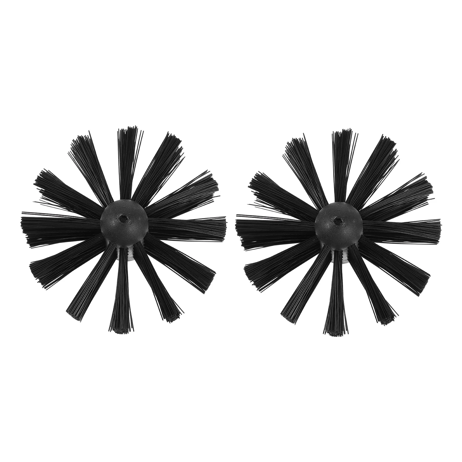 

2 Pcs Fireplace Brush Head Chimney Vent Cleaning Accessories Nylon Dryer Cleaner Kit Drill Attachment