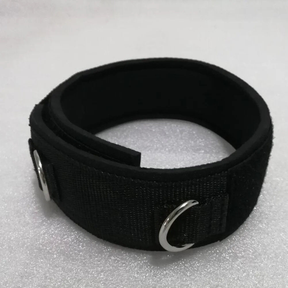 

2 pc Thigh Strap D-Ring Fitness Accessories Neoprene Padded Adjustable Cuff For Leg Extensions Hamstring Training Resistance