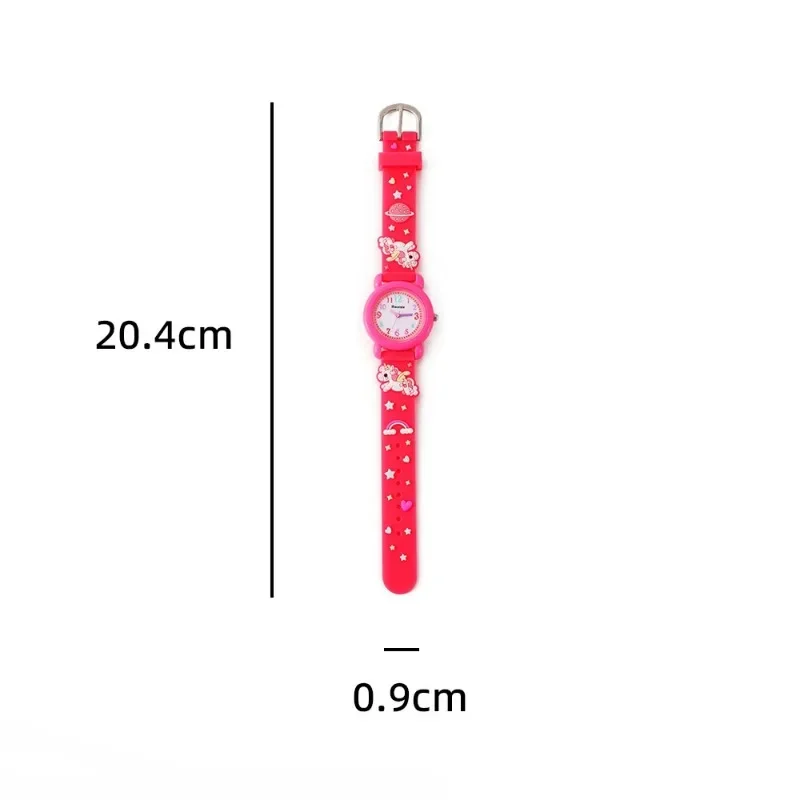 2024 Cartoon Unicorn Children's Watches New Cute Girl Electronic Watch Student Quartz Watch Award Gift Watch for Kids Relojes