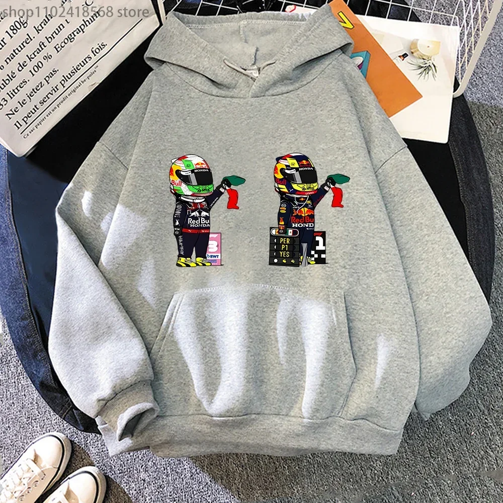 Sudadera con capucha de F1 Car 11 para hombre y mujer, jersey de calle de talla grande, ropa de primavera y otoño, Y2k