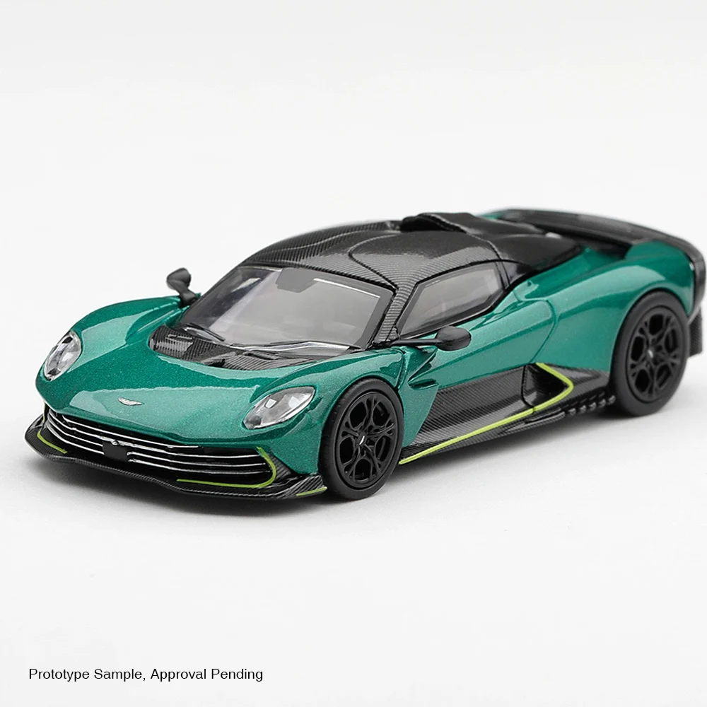 Classic Aston  Valhalla Green Alloy Car Model 1373 PDSGT 164 Scale Collectible Preorder for Ages 14 And above