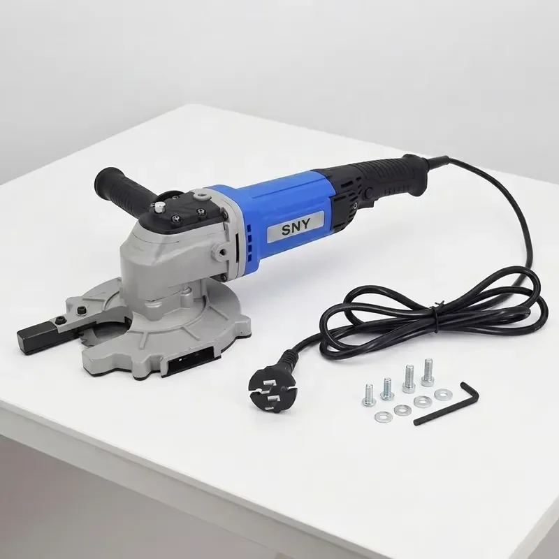 Handheld Automatic Cold Cutter with Motor & Gear for Metal Recycling Scrap Steel Rubber Handle Anti-Vibration 110/220V