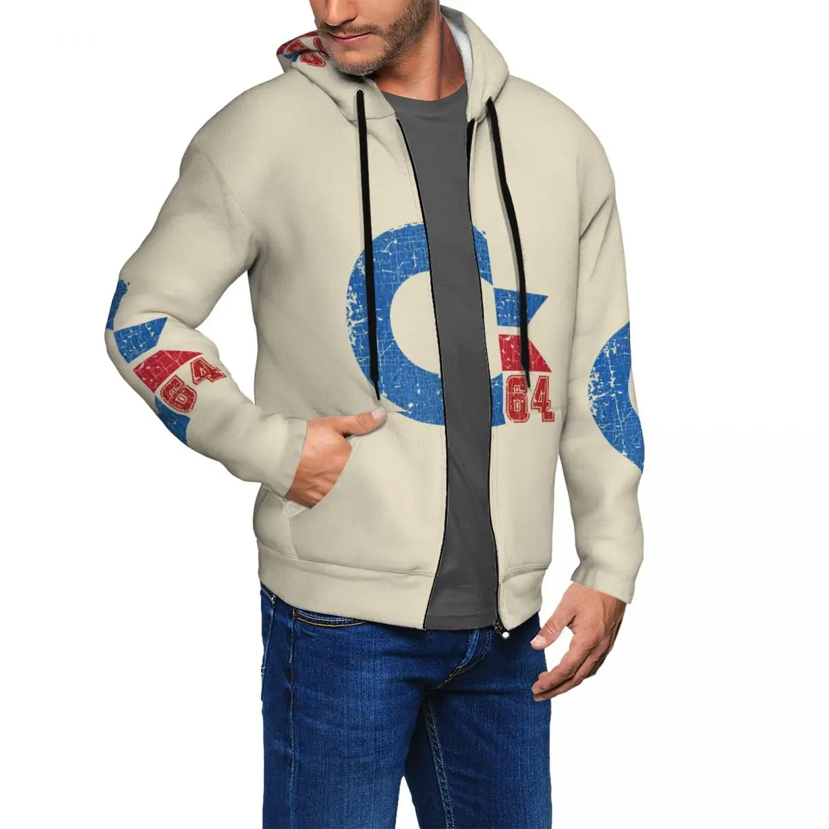 Commodore Circuits Amiga Logo Zipper Hoodie Harajuku Pullover Autumn Winter Men Women Sweatshirt Long Sleeve Tops