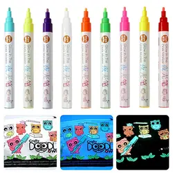 Colorful Luminous Pen Hand Painting DIY Glowing in the Dark Marker Pen Creative Student Personalized Luminous Graffiti