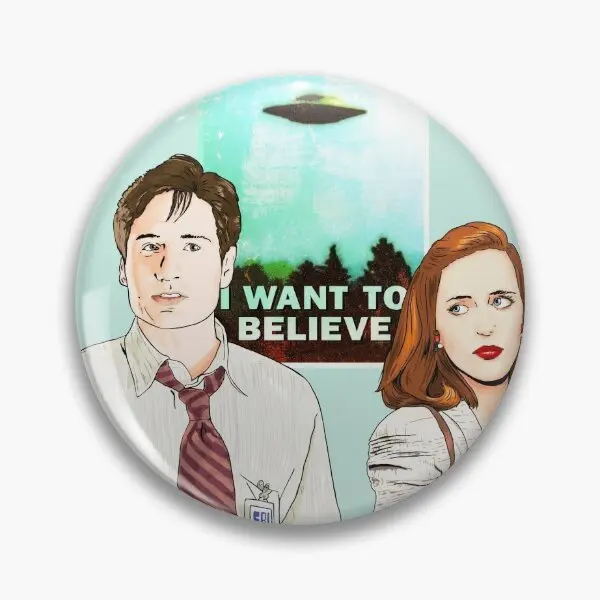 The X Files The Truth Is Out There I Wan  Soft Button Pin Badge Funny Fashion Decor Cute Collar Cartoon Lapel Pin Hat Gift Women