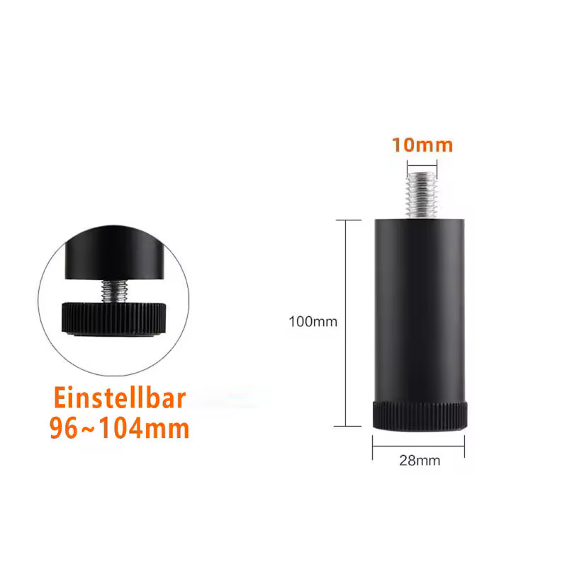 M8~M10 1PCS Adjustable Furniture Leg Aluminum Alloy Table Legs For TV Cabinet,Wardrobe,Raised Refrigerator Washing Machine Feet - Image 8