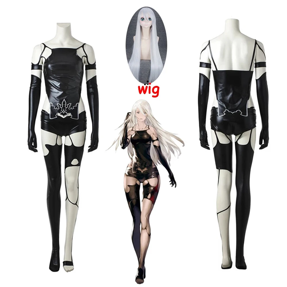 Spiel cosplay nier: automata a2 cosplay kostüm frauen halloween karneval party sexy a2 kostüm nier automata