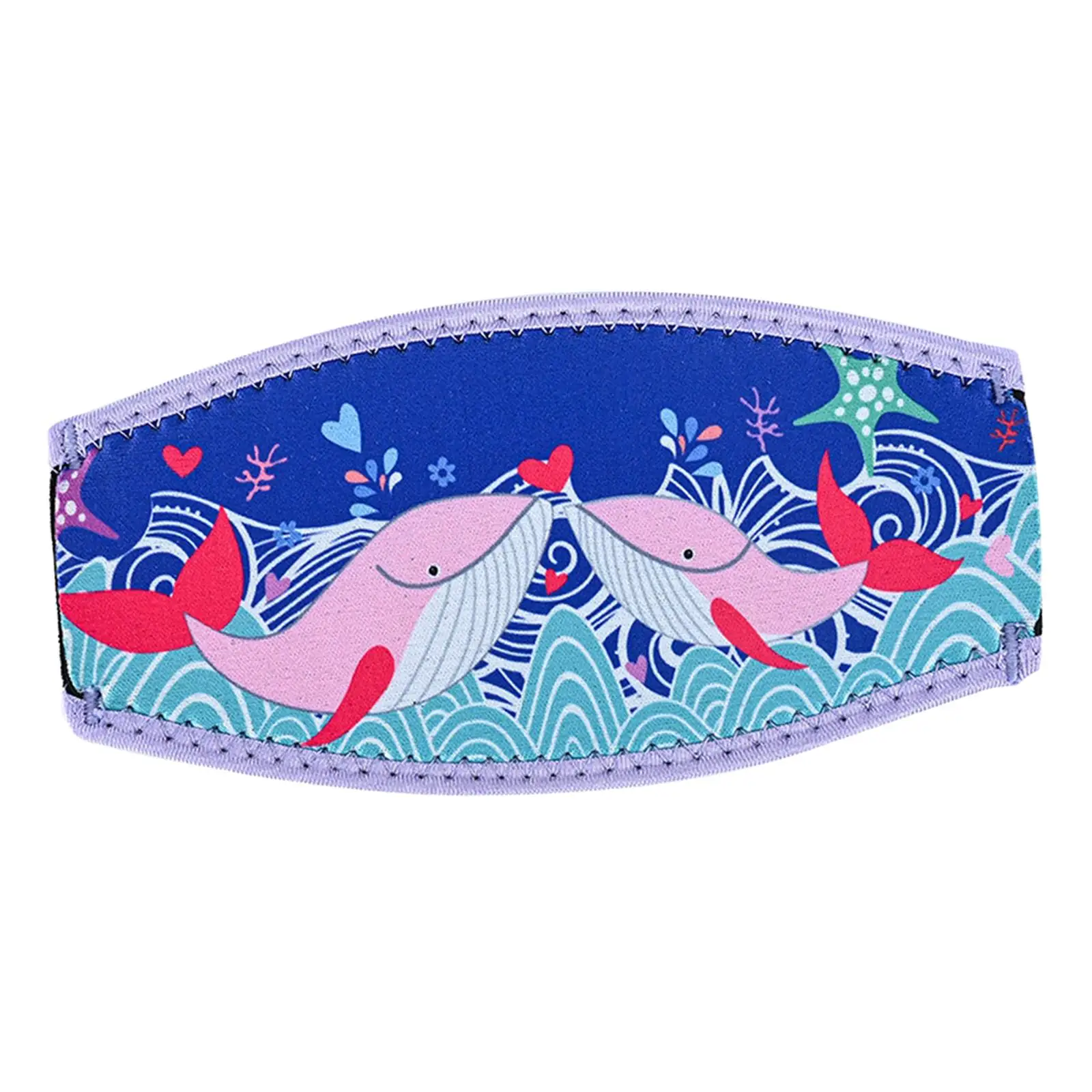 다이빙 마스크 슬랩 스트랩, 긴 머리 보호대, 편안한 래퍼, 수중 스노클링 스트랩 커버 