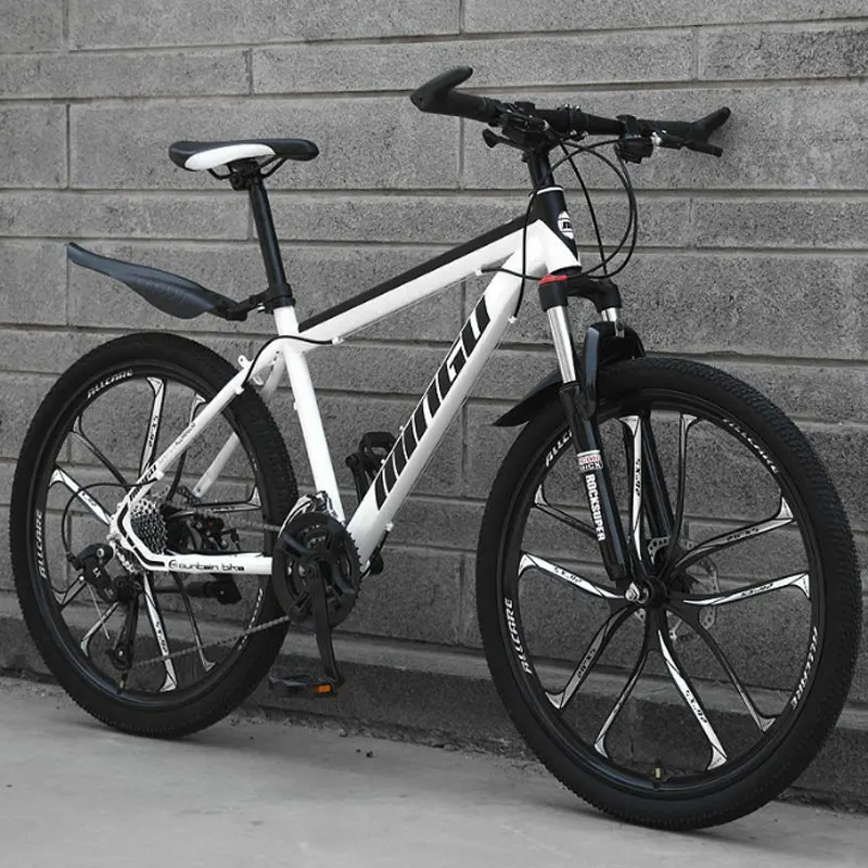 24 26 Inch Road City Bicycle/high Carbon Steel Mountain Bike White Black Blue /high Quality Bicycles For Young People