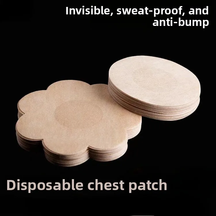 Disposable Non-Woven Nipple Covers Ultra-Thin Breathable Pasties for Women Anti-See-Through & Anti-Chafing Protection Invisible