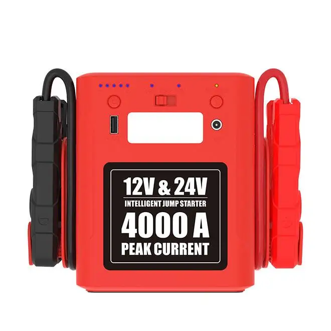 56000mAh JumpsPower 12V & 24V jump starter for semi truck 4000A