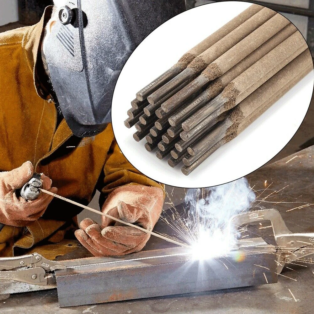 10pcs Stainless Steel E6031 ARC Welding Rods Electrodes Mild Steel 2.5mm/3.2mm Mild Steel Excellent Welding Performance Welding