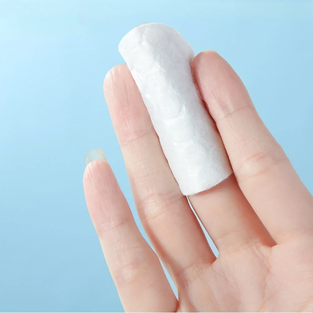 Tampons démaquillants en coton pour le maquillage du visage, 100 pièces/paquet, tampons ronds et doux pour enlever le vernis à ongles, outil de nettoyage, 03