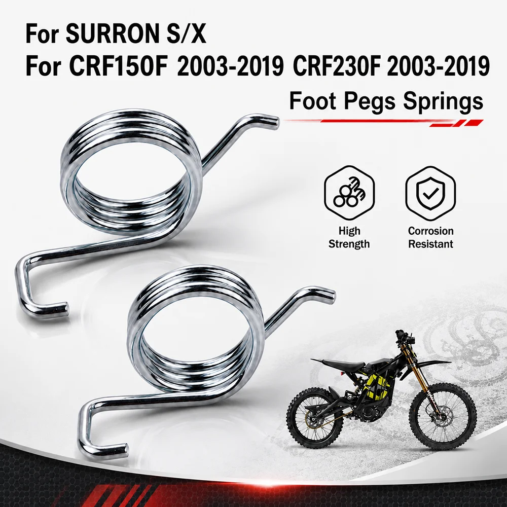 Fußrasten-Federpedale für Motorräder und Elektro-Dirtbikes – passend für Honda CRF150F, 230F, SURRON S X – Fußrasten-Zubehör