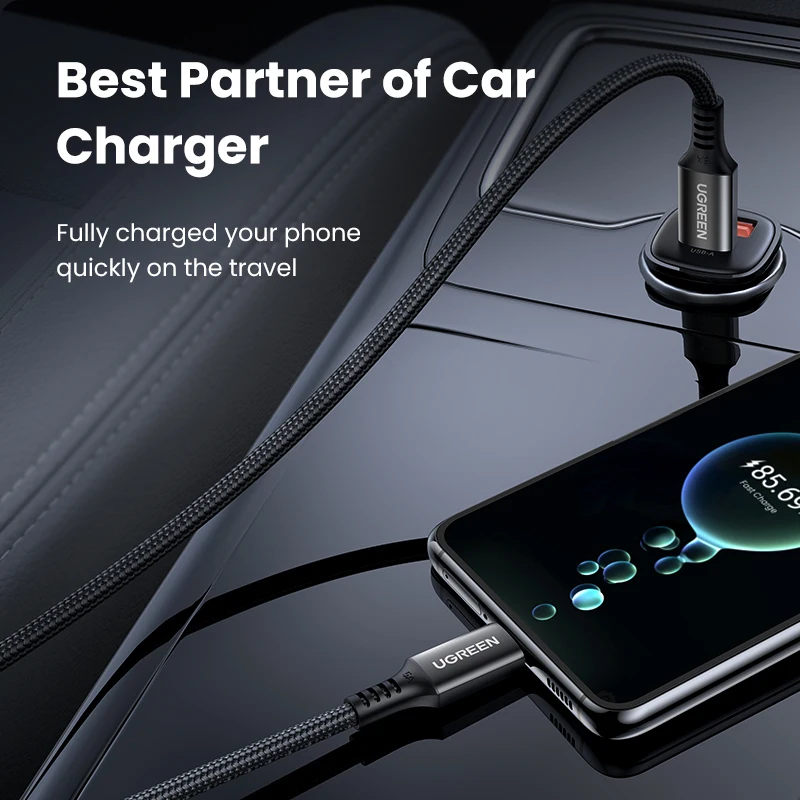 UGREEN USB C Sang USB Type C Cho Samsung S20 PD100W 60W Cáp Cho MacBook iPad Pro2020 Sạc Nhanh 4.0 USB-C Nhanh USB Dây Sạc