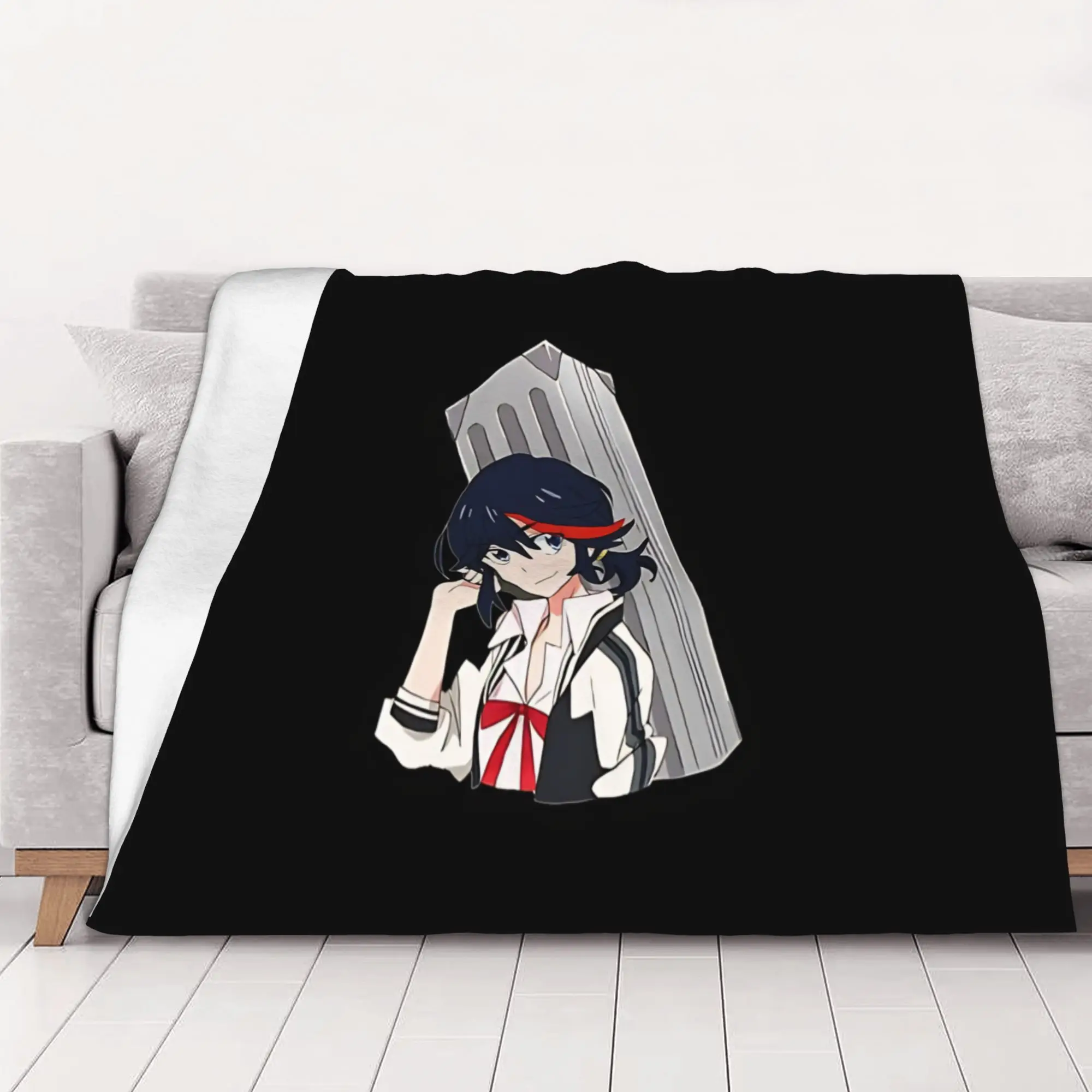 1PC Home Cute Room Decor fighter  Blanket Throw Blanket Kill la Kill Novelty Warm Blanket All Season